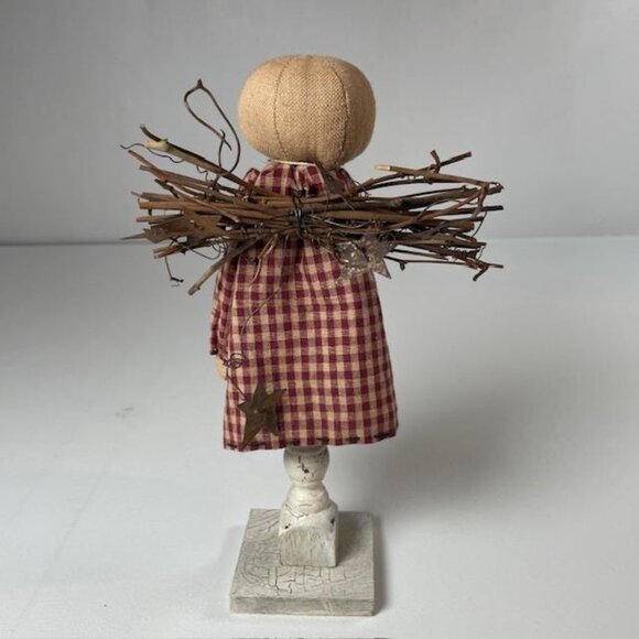 Vintage Honey and Me Primitive Americana Angel Holiday Decor - Picture 3 of 7